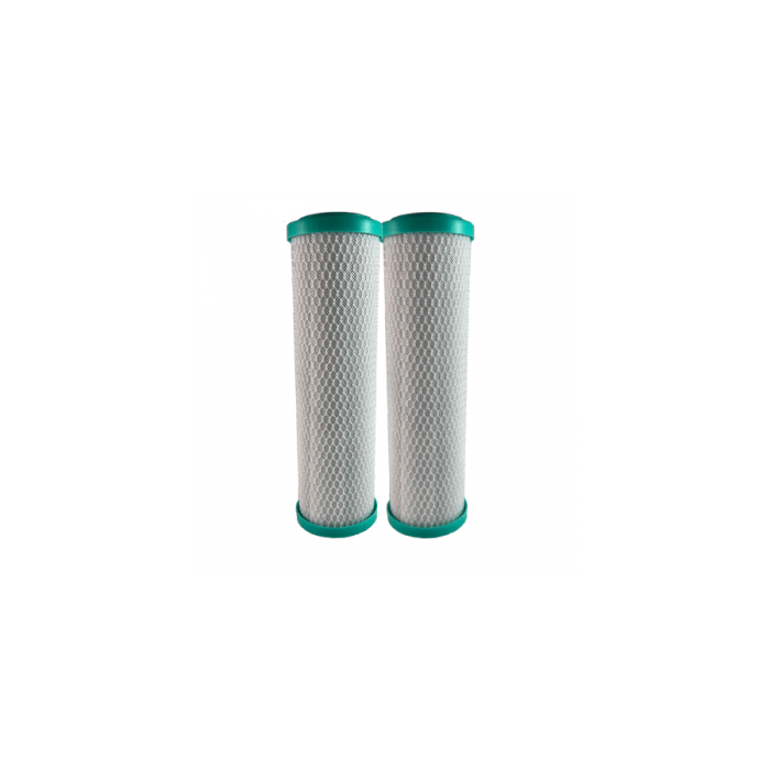 Osmio 2.5 x 10 Carbon Block 5 Micron Filter Dual Pack