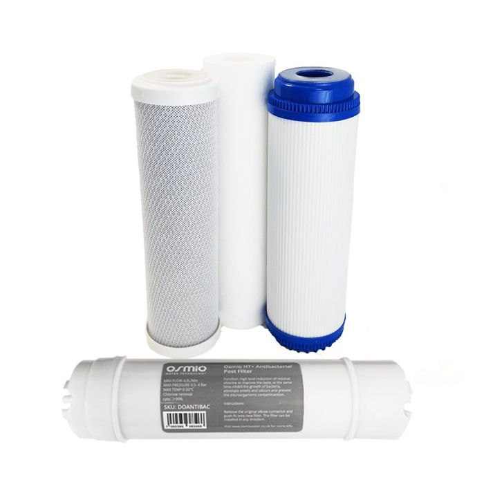 Osmio HT+ Home & Office Reverse Osmosis Pre & Post Replacement Filter Pack